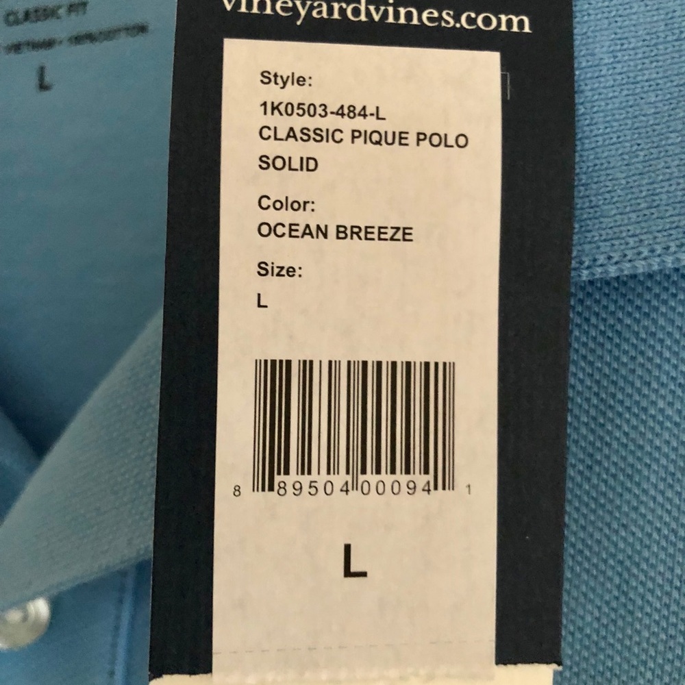 Vineyard Vines Men’s Classic Pique Polo NWT sz. LG